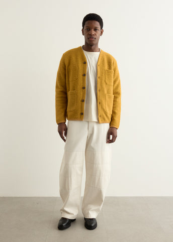 Wool Fleece Cardigan