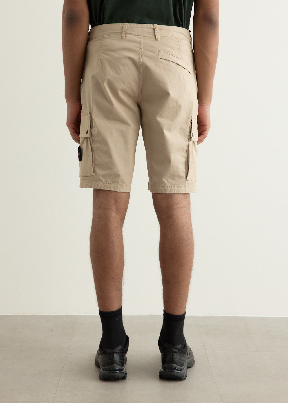 Supima Cotton Twill Stretch Cargo Shorts