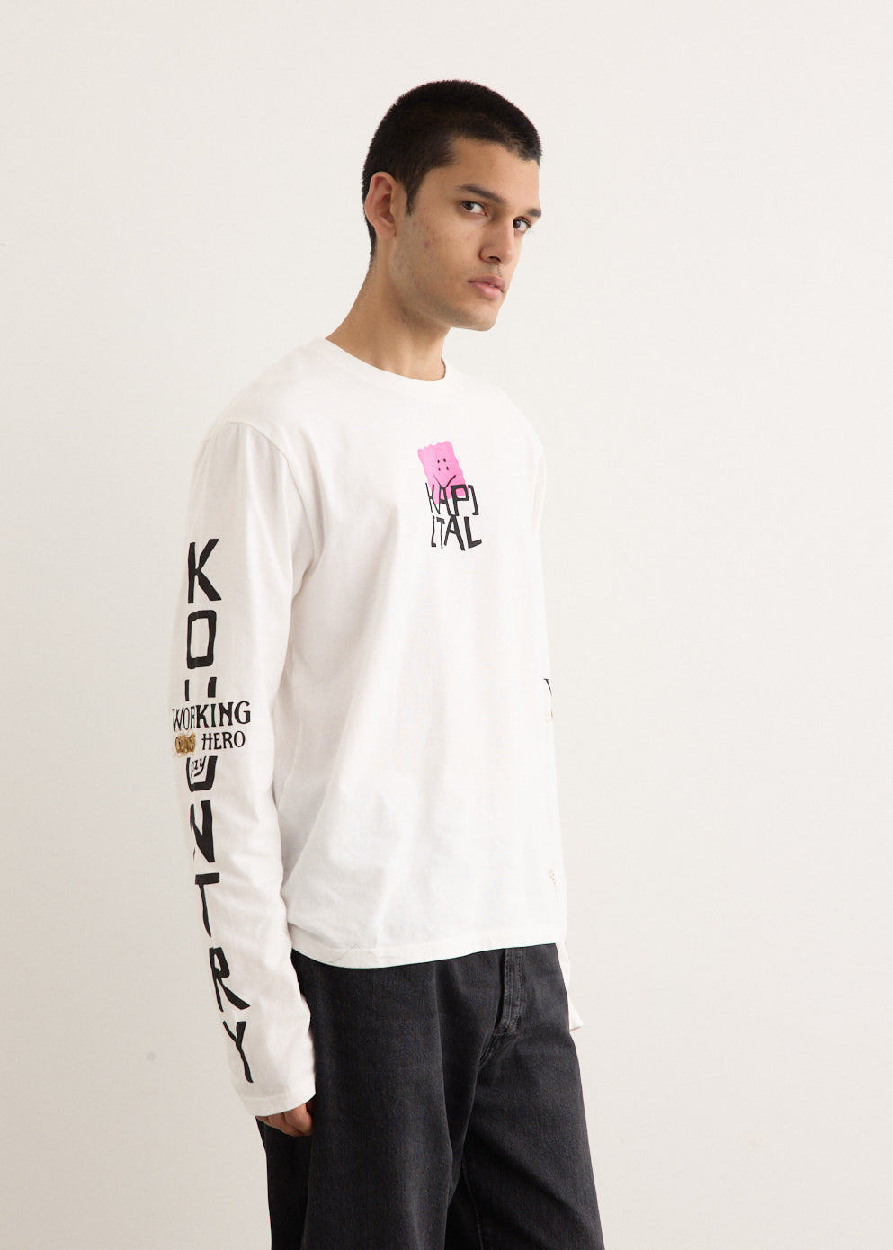 20/-Jersey Crew Long Sleeve T-Shirt (PECKISH KAP)