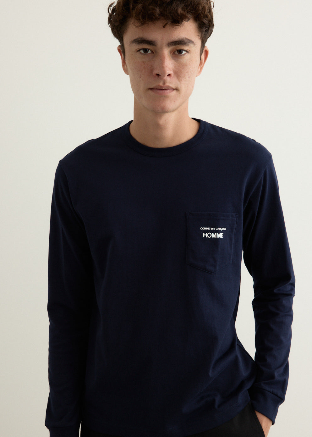 Garment Print Long-Sleeve T-Shirt
