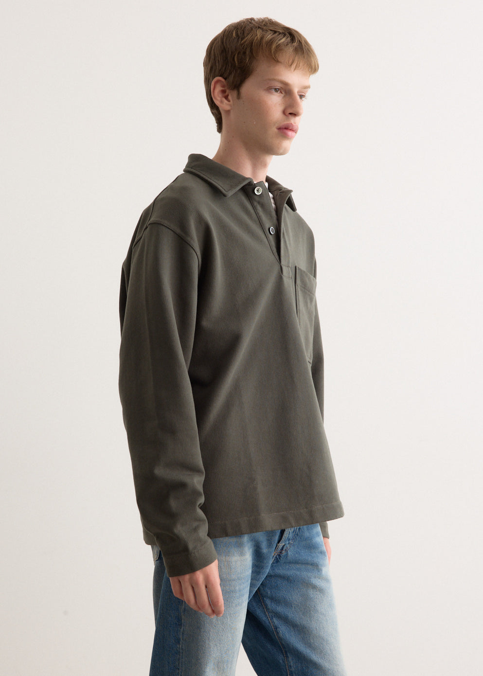 Fraser Relaxed Organic Loopback Polo