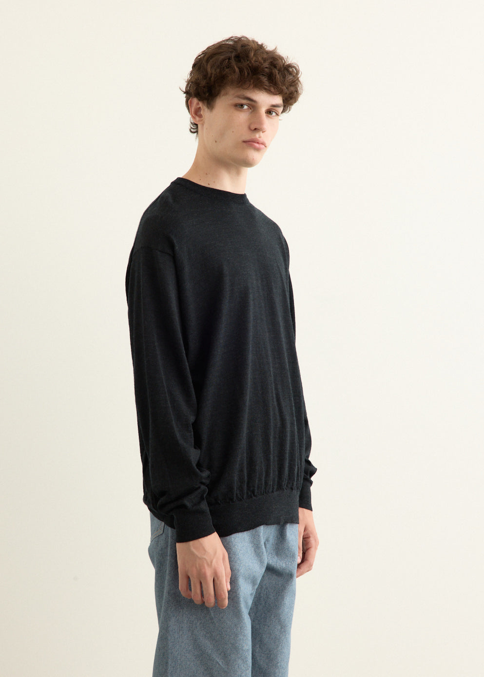 Wool Crew Neck Knit
