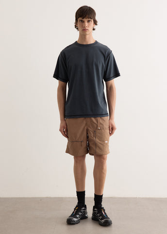Woven Zipper Shorts
