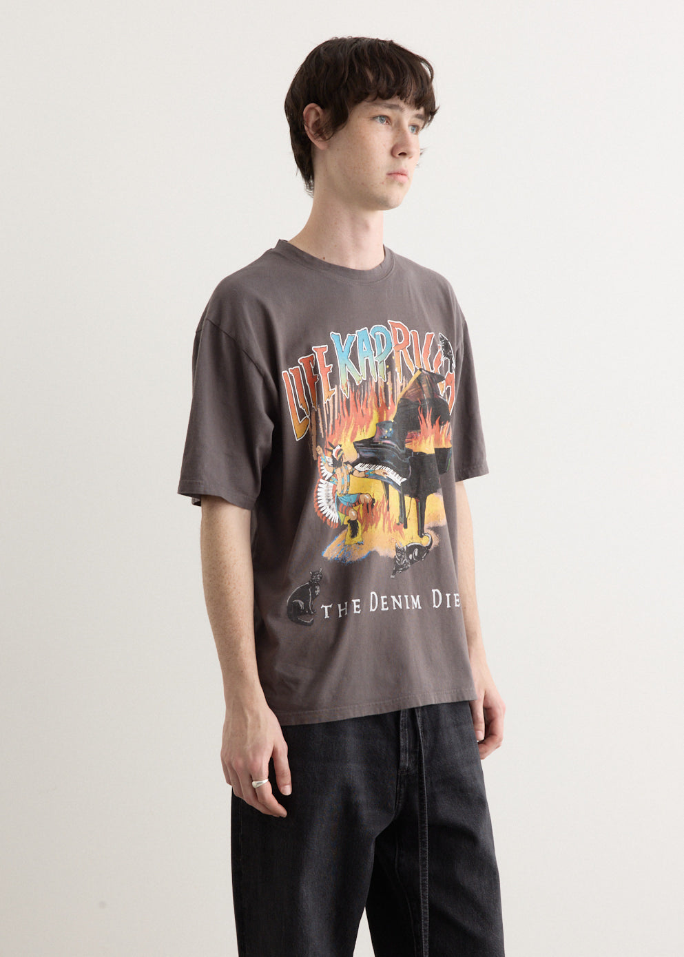 20/-Jersey Crew T-Shirt (BURNING PIANO)