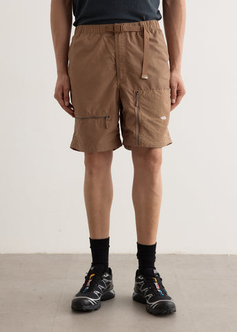 Woven Zipper Shorts