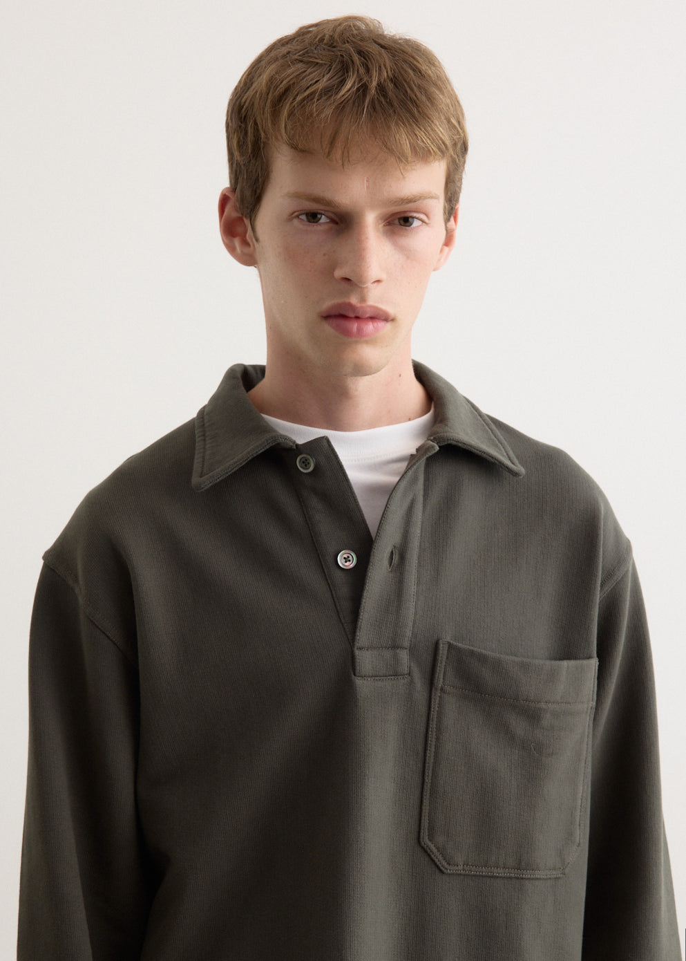 Fraser Relaxed Organic Loopback Polo
