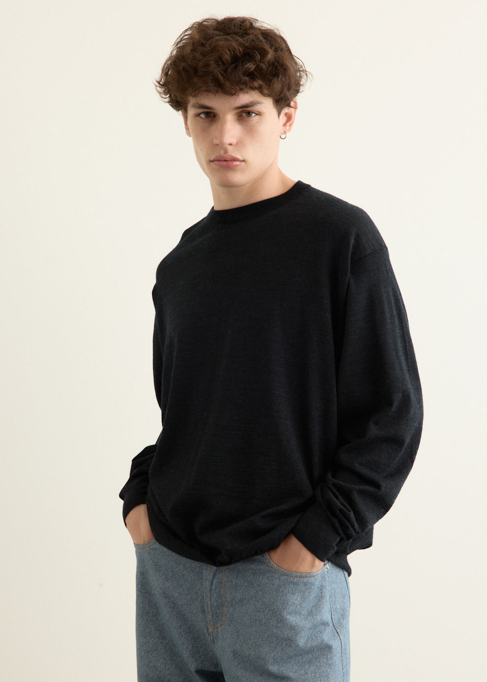 Wool Crew Neck Knit