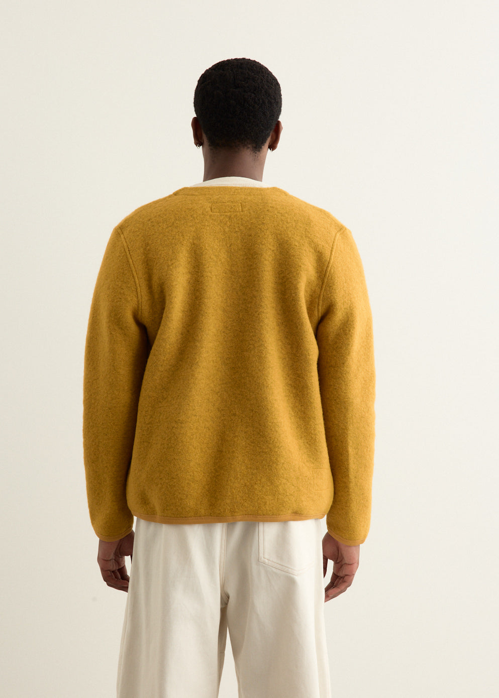 Wool Fleece Cardigan