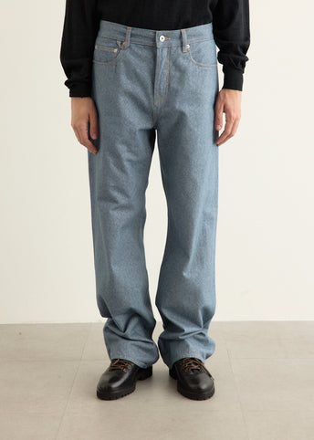 Le De-Nimes Droit Jeans