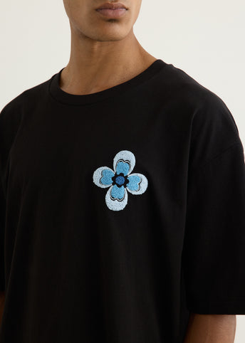 Flower Embroidered T-Shirt