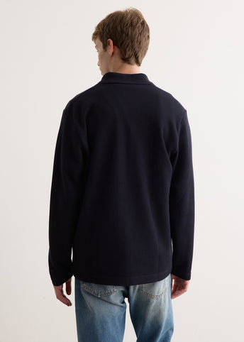 Ruben Double Face Long Sleeve Polo