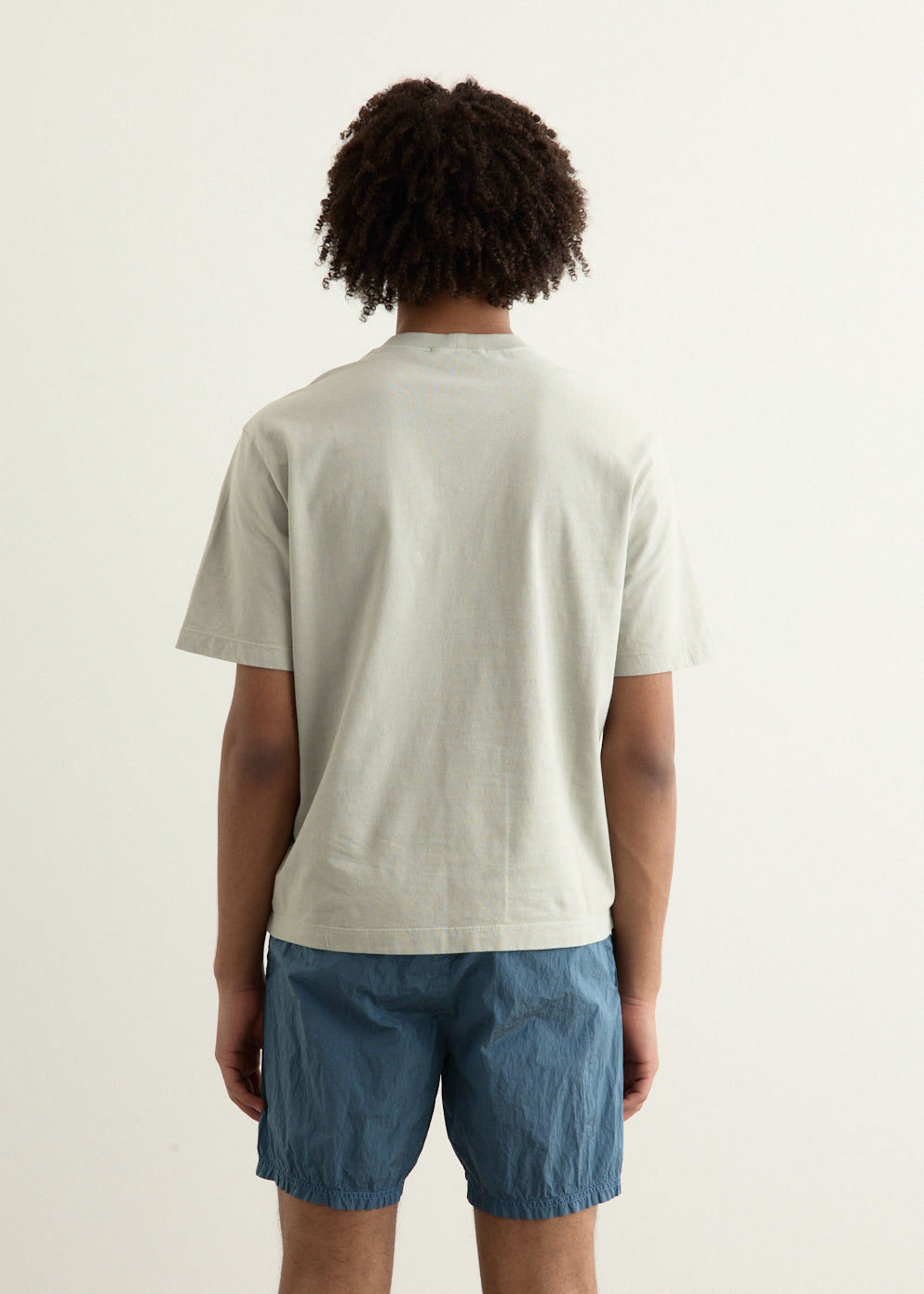 Regular Fit Compass Patch Overdyed T-Shirt