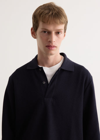 Ruben Double Face Long Sleeve Polo