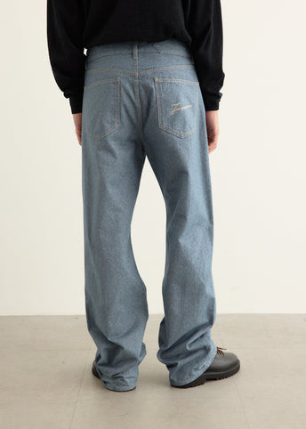 Le De-Nimes Droit Jeans