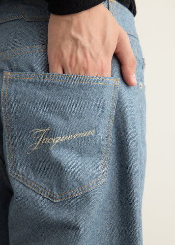 Le De-Nimes Droit Jeans