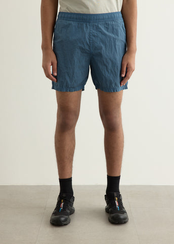 Iridescent Nylon Shorts