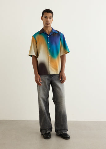 Gradient Wave Relaxed Fit Shirt