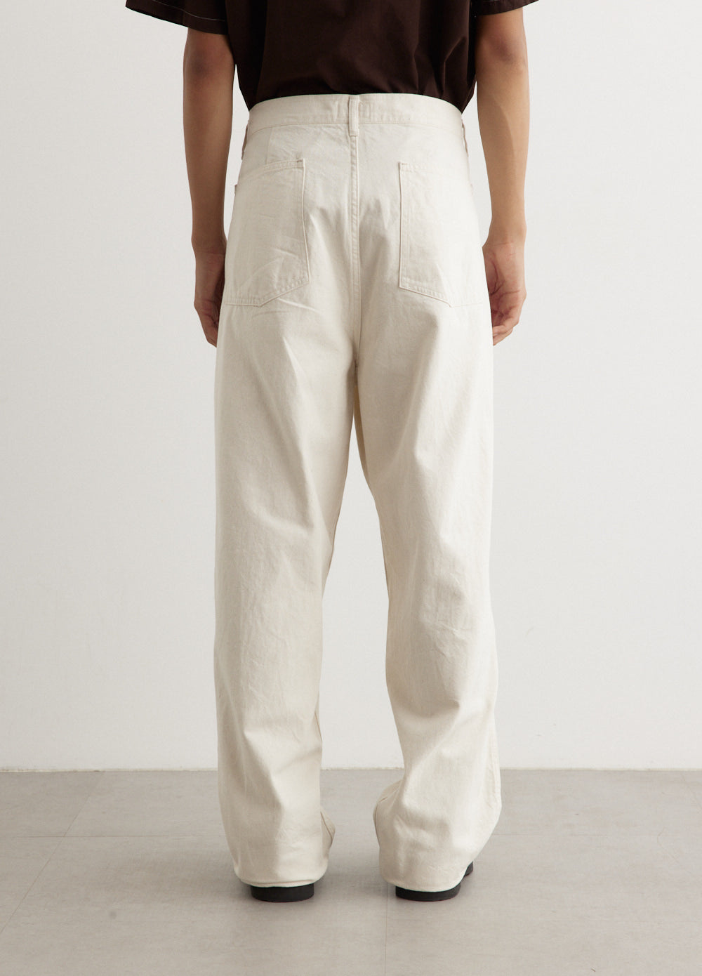 Sage Nation Box Pleat Trouser Denim Raw Denim