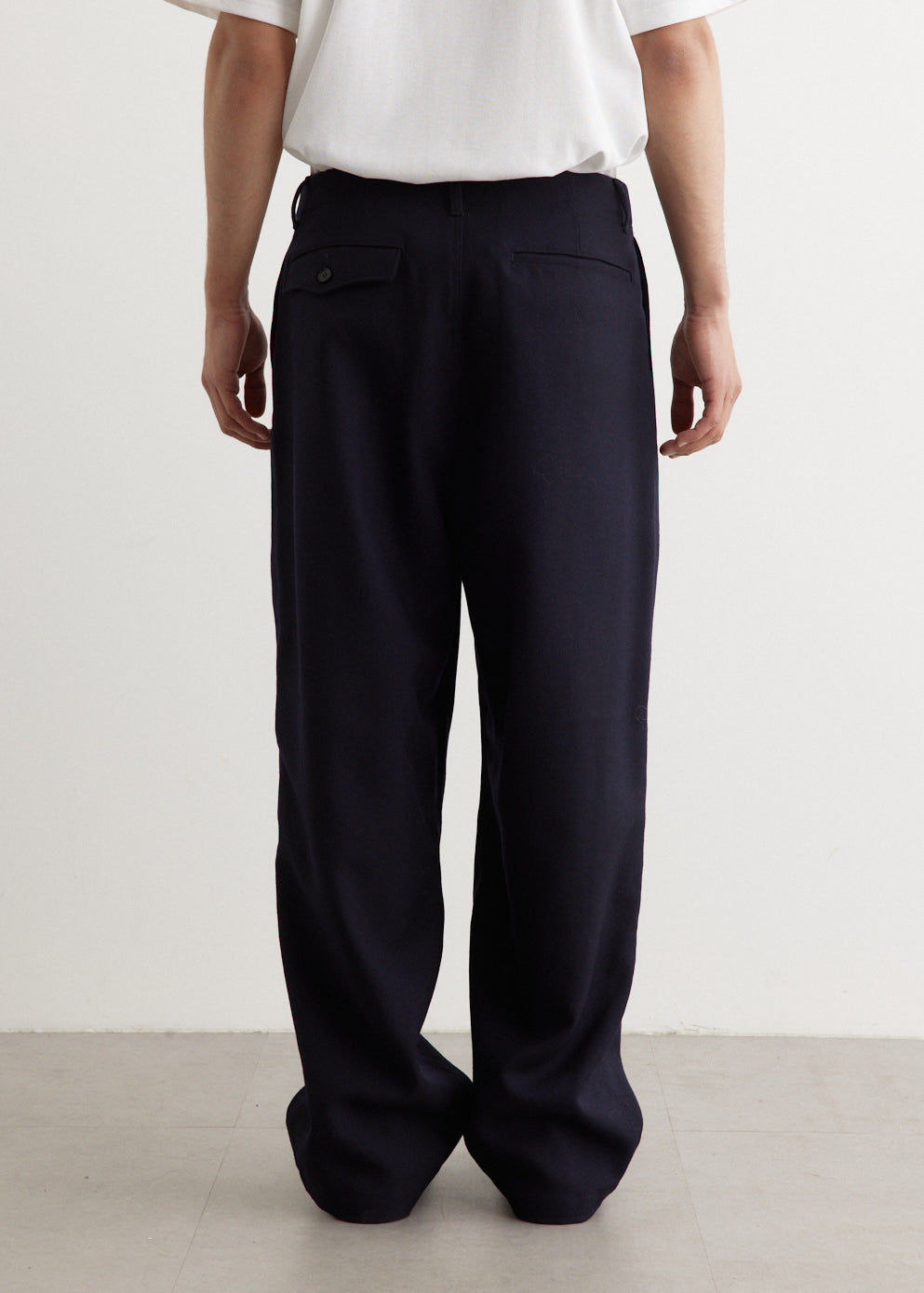 TOGA VIRILIS wool tuck pants