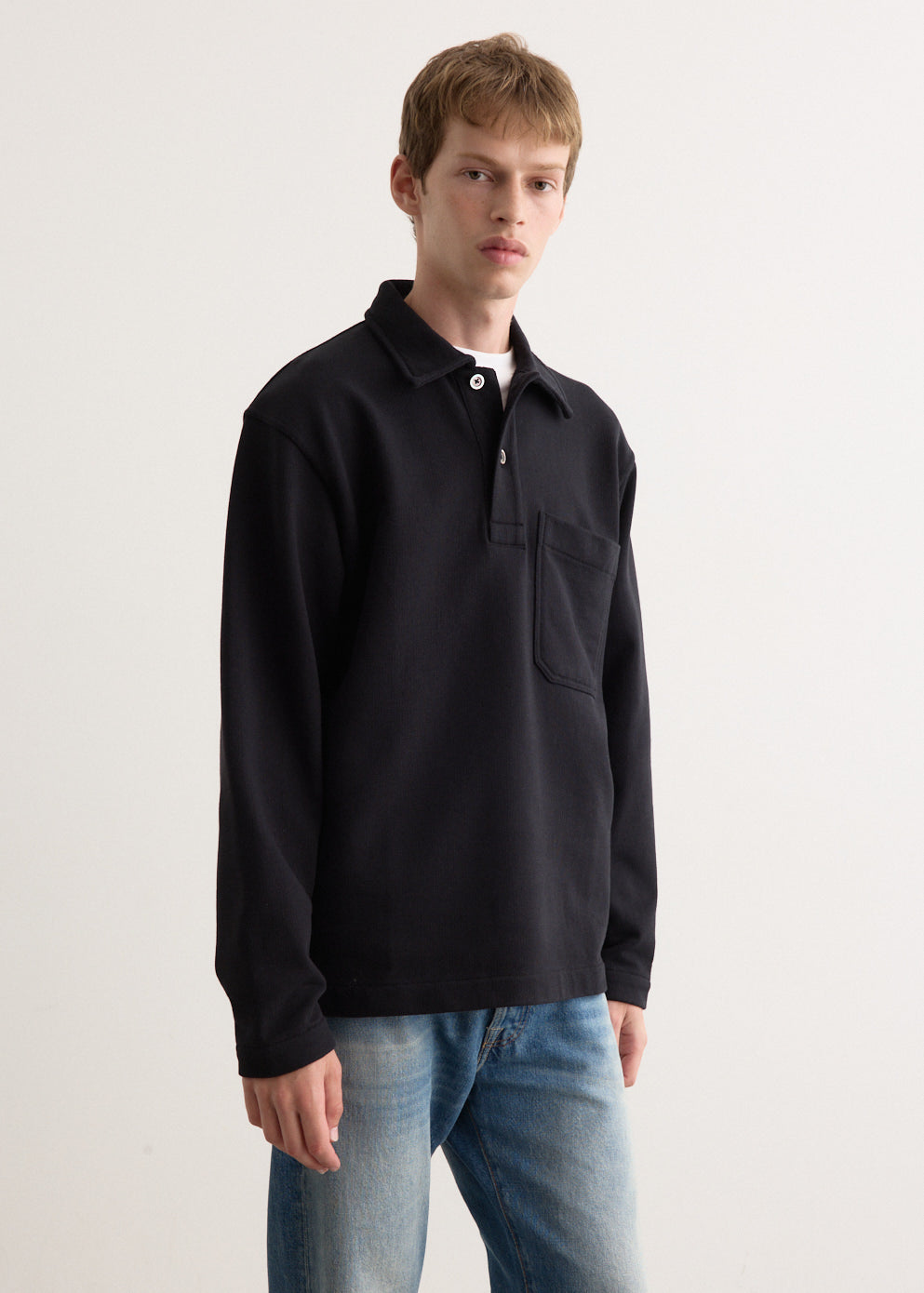 Fraser Relaxed Organic Loopback Polo