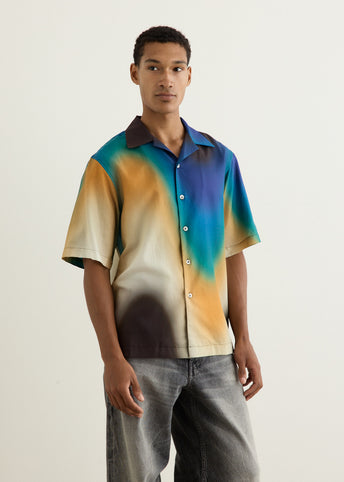 Gradient Wave Relaxed Fit Shirt