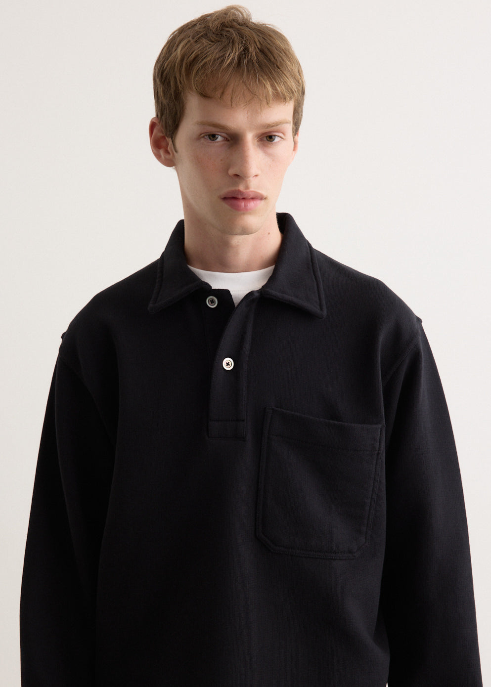 Fraser Relaxed Organic Loopback Polo
