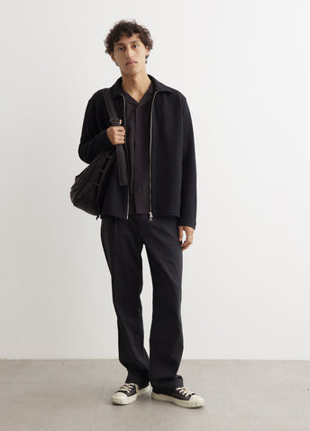 Ivan Boiled Wool Zip Jacket