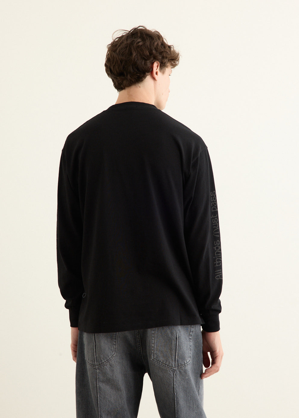 Cotton Cashmere Long Sleeve T-Shirt