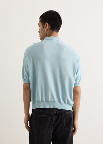 Knit x 8oz Denim Coverall Polo Shirt