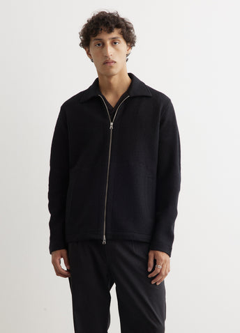 Ivan Boiled Wool Zip Jacket