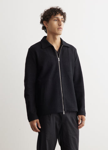 Ivan Boiled Wool Zip Jacket