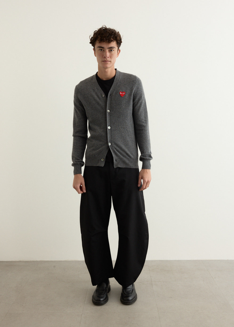 Red Heart V-Neck Cardigan