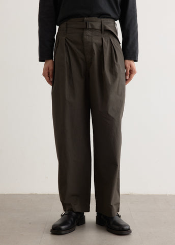Belted Pleated Pants