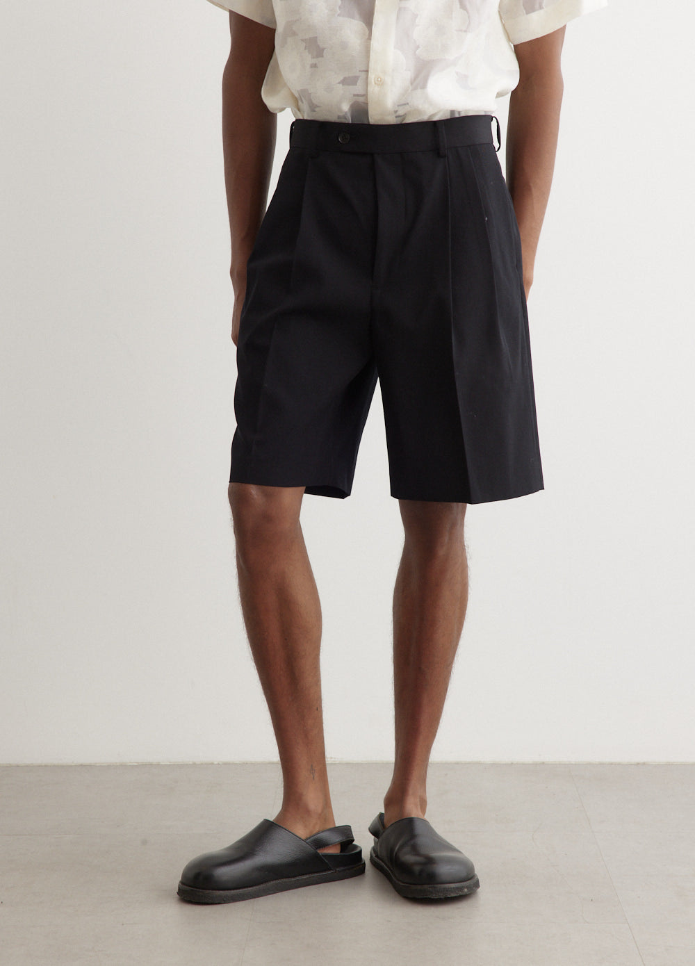 Light Wool Max Gabardine Shorts