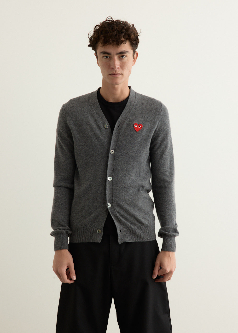 Red Heart V-Neck Cardigan