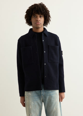 Felted Wool Oversized Shirt Jacket
