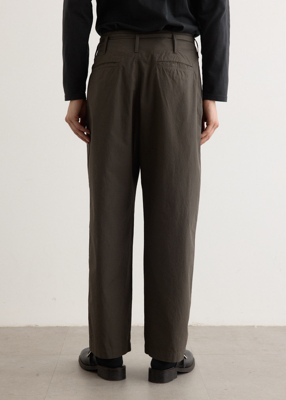 Belted Pleated Pants