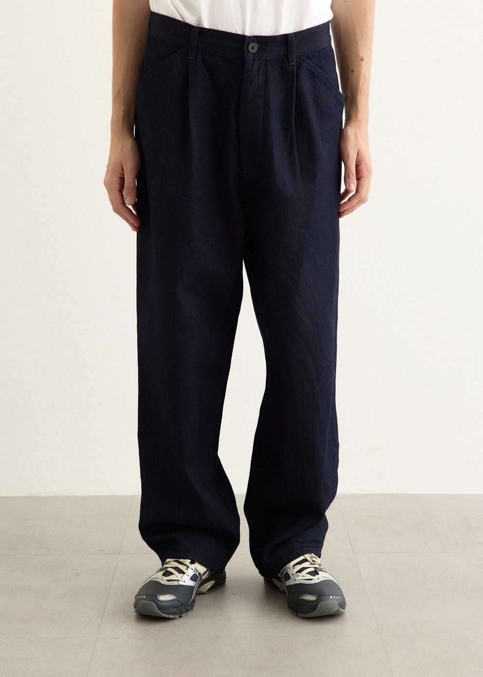 12oz Denim 1 Tuck Pants