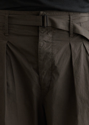 Belted Pleated Pants