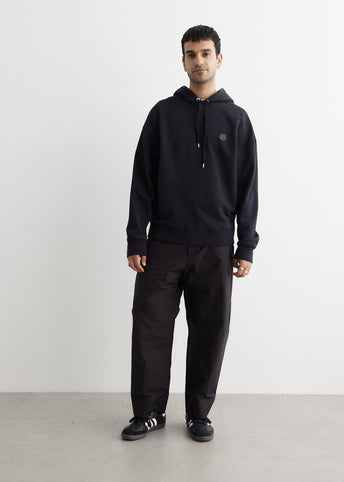Tonal Fox Head Patch Oversized Hoodie