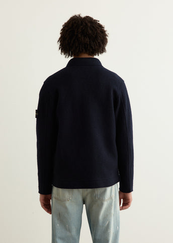 Felted Wool Oversized Shirt Jacket