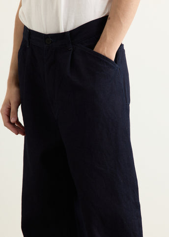 12oz Denim 1 Tuck Pants