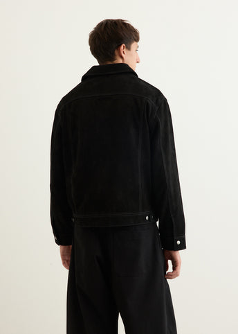Boston Suede Trucker Jacket