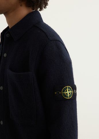 Felted Wool Oversized Shirt Jacket