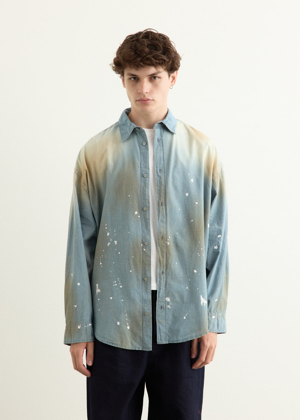 Setar Long Sleeve Light Chambray Shirt