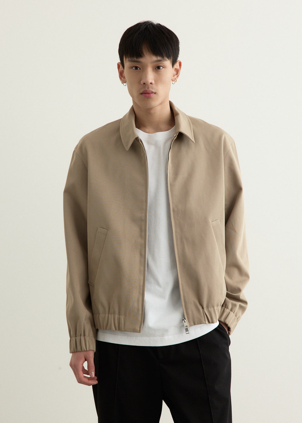 Elasticated Zipped Blouson