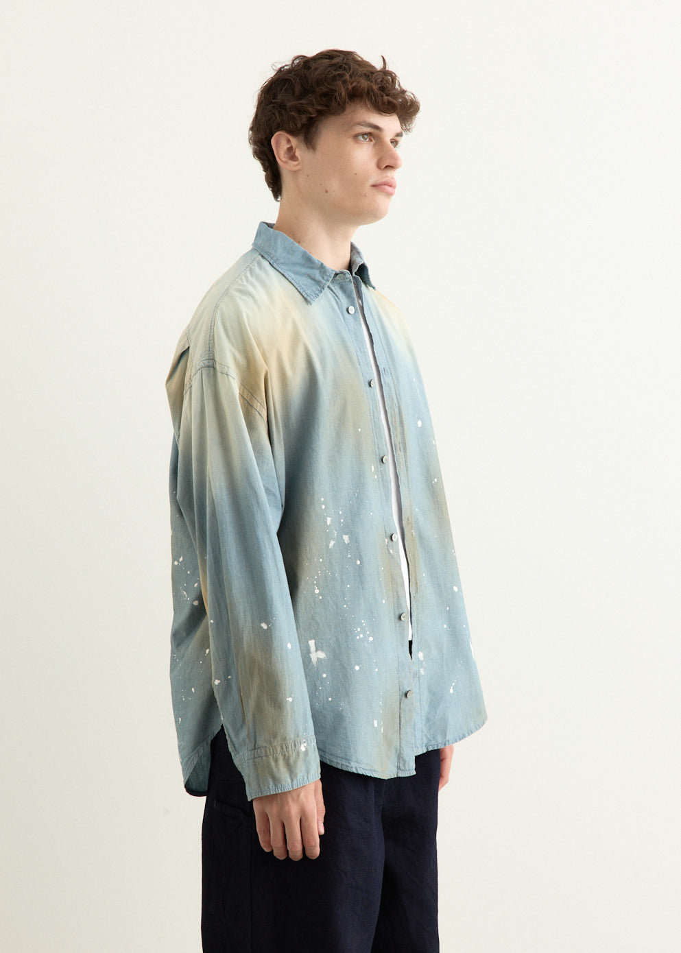 Setar Long Sleeve Light Chambray Shirt