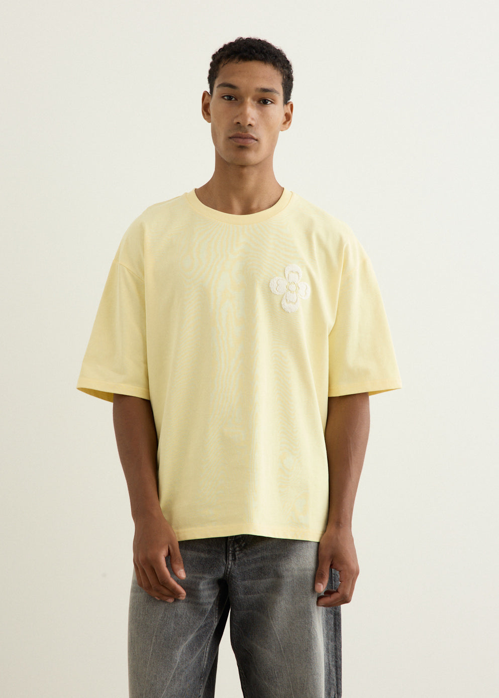 Flower Embroidered T-Shirt