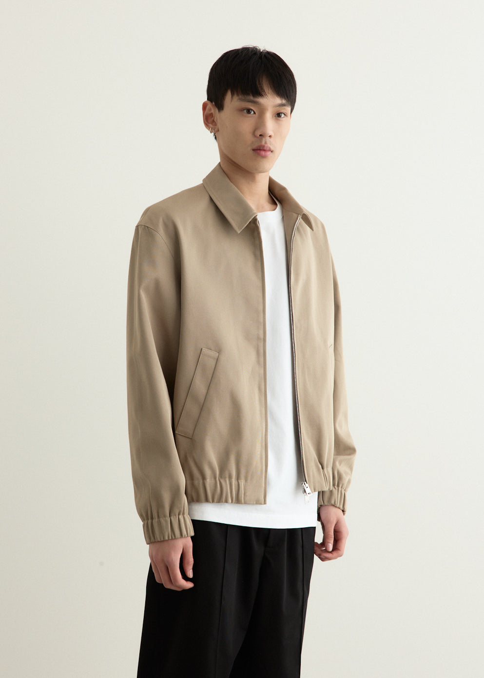 Elasticated Zipped Blouson