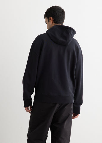 Tonal Fox Head Patch Oversized Hoodie